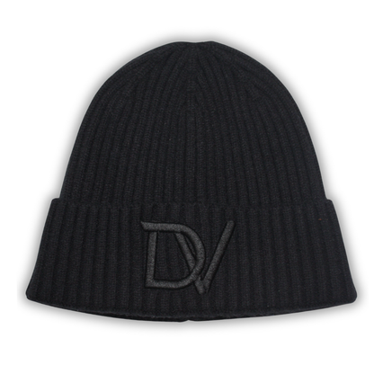Divinity LONDON - Ribbed Black Beanie