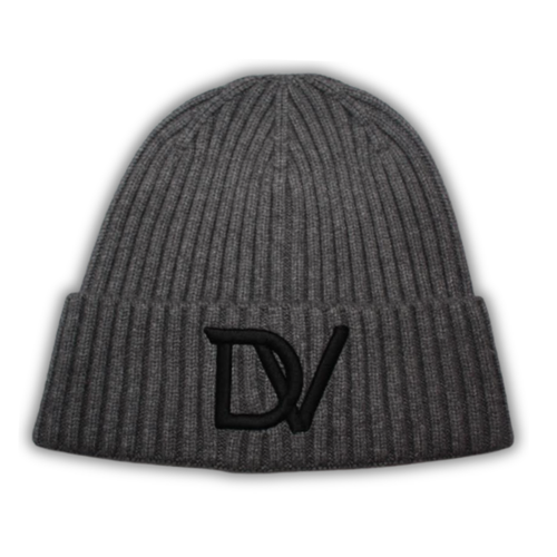 Divinity LONDON - Ribbed Grey Beanie