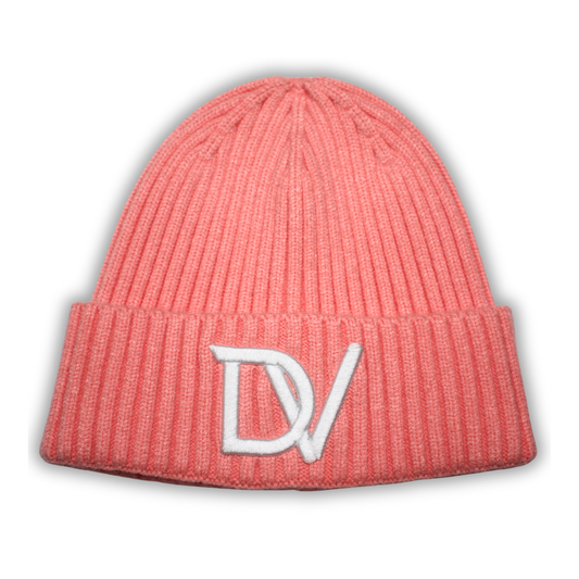 Divinity LONDON - Ribbed Pink Beanie